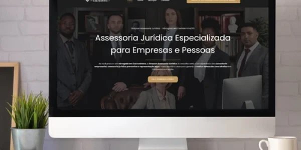 Site para a Grayson Assessoria Jurídica, especializada em consultoria legal e gestão de processos jurídicos.