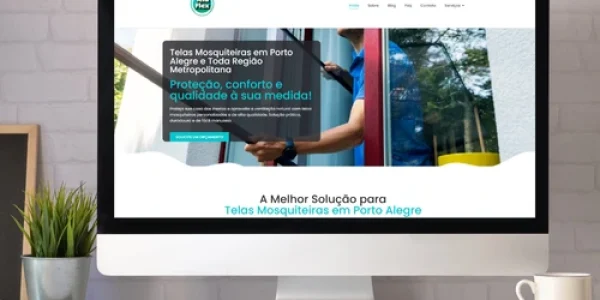Site para a Tela Flex, empresa especializada em telas mosquiteiras sob medida em Porto Alegre.