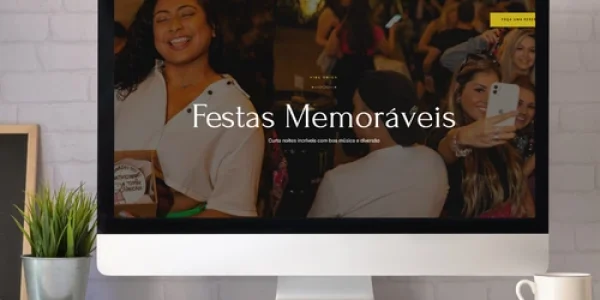 Site para o Elo Bar, espaço de entretenimento e eventos em Porto Alegre.
